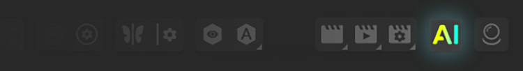 Ai Power toolbar in Cinema 4D